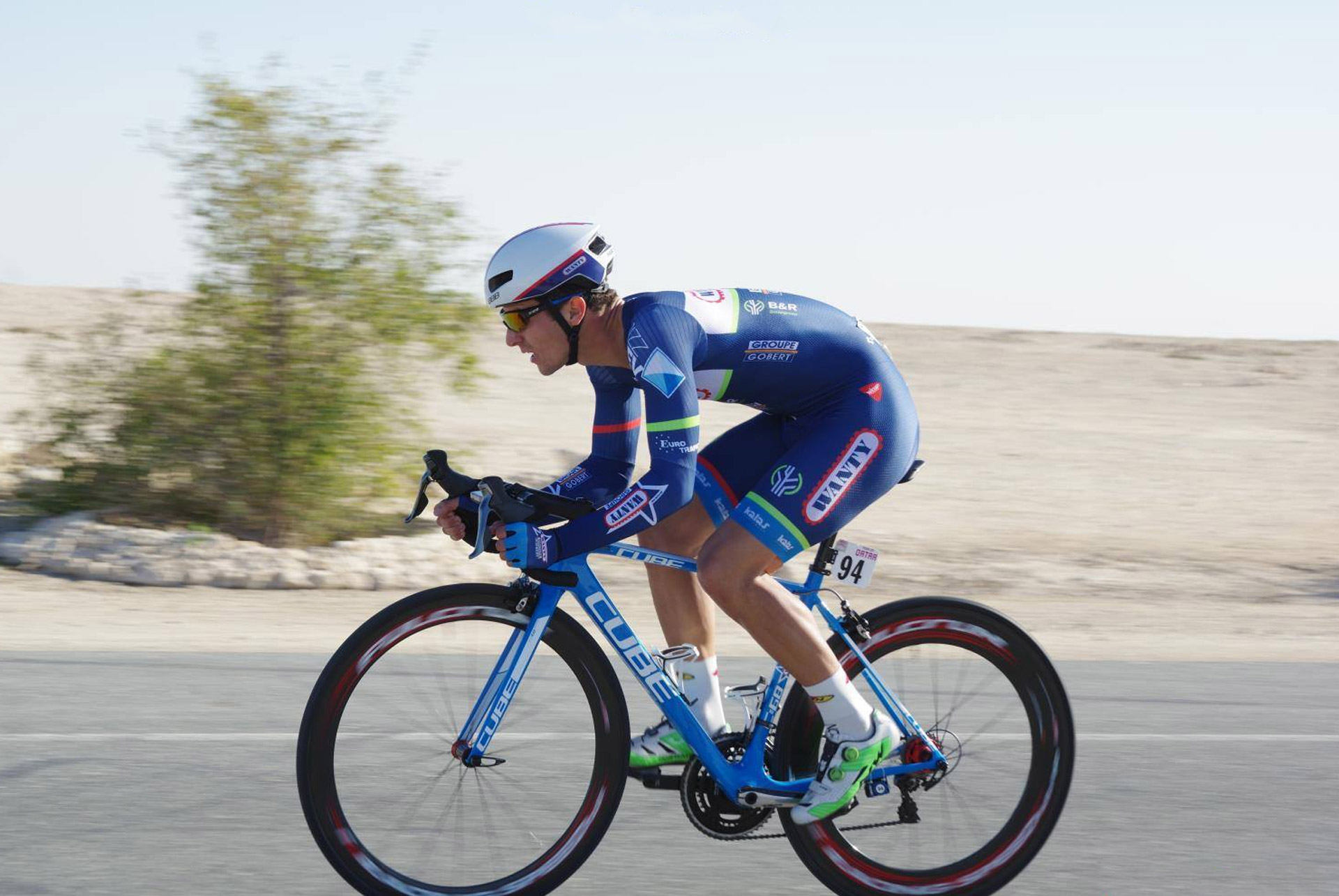 Roy Jans a décroché deux podiums d'étape sur le Tour du Qatar.