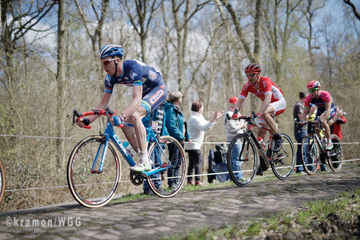 Frederick Backaert, Wanty-Groupe Gobert, parvient à saisir la bonne échappée. © photo Kramon