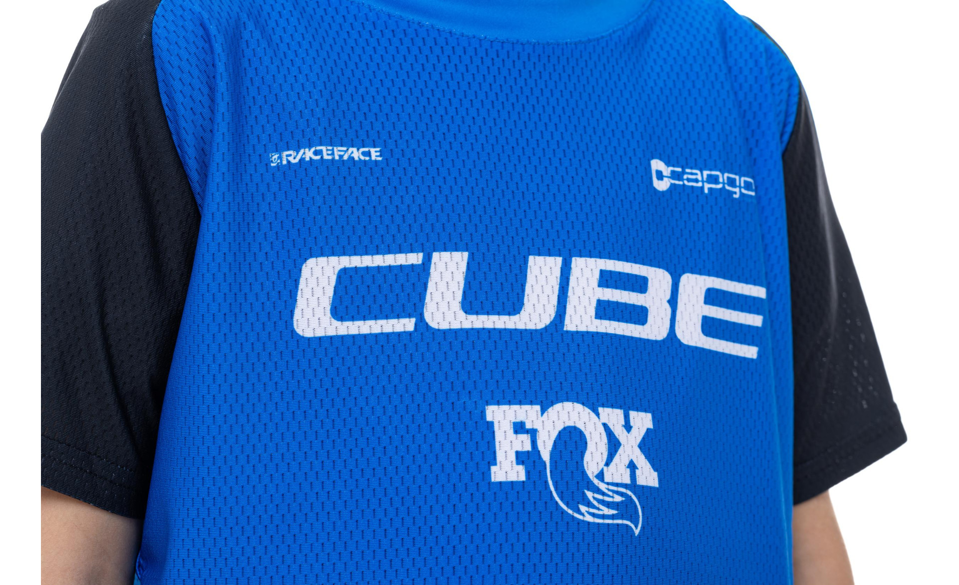 CUBE Vertex Jersey Rookie X Actionteam JR black'n'blue - Buy Online