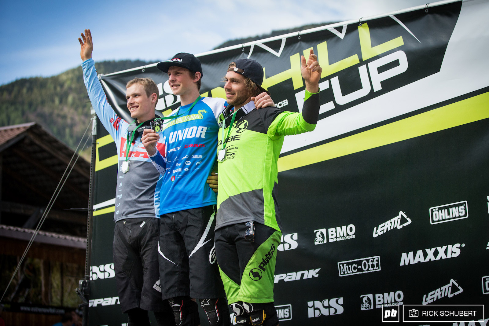 Jure ZABJEK, Slawomir LUKASIK et Matt WALKER sur le podium. © Rick Schubert