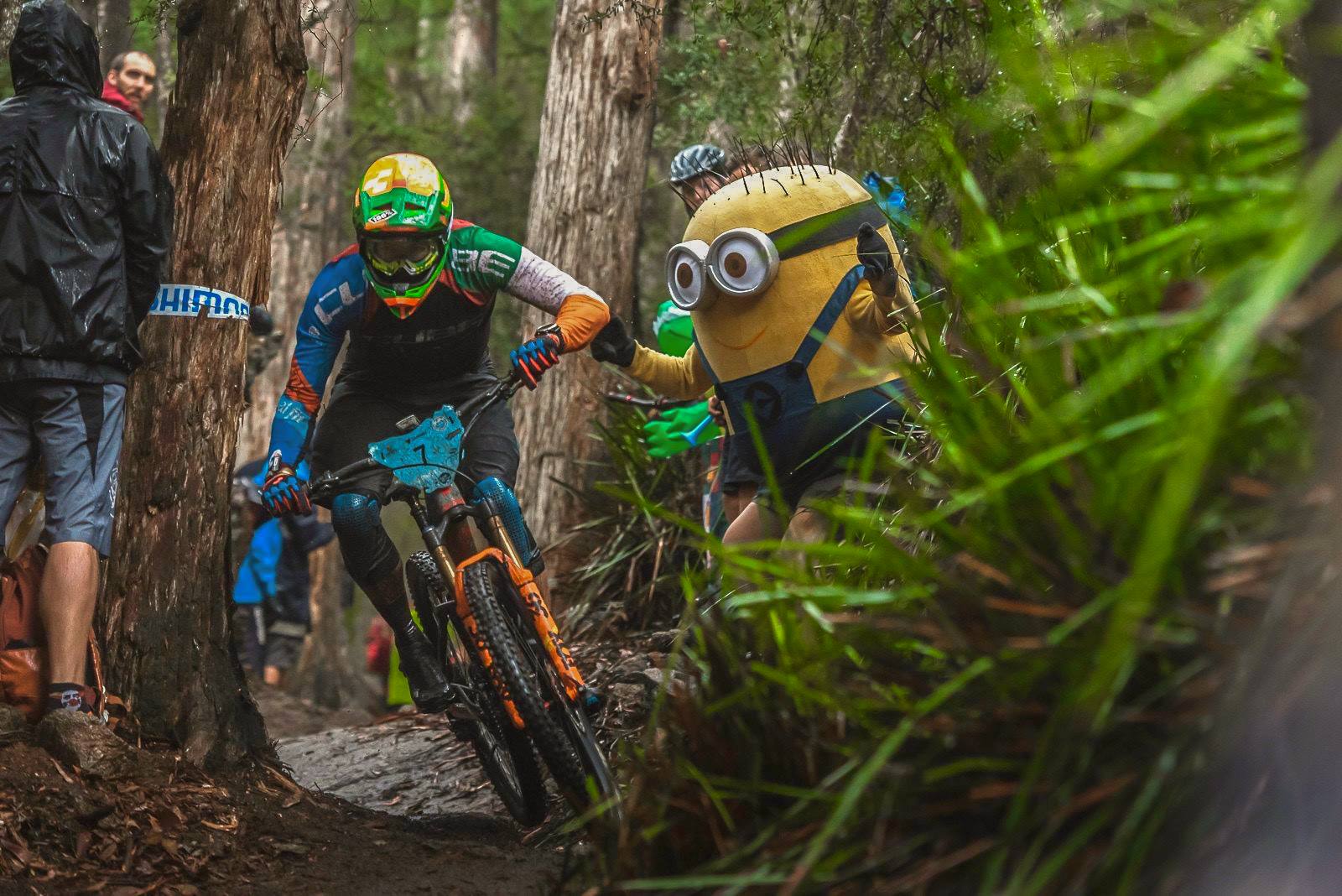 Doublé pour Greg Callaghan : second des EWS de Derby et second du classement général des Enduro World Series 2017. © Dave Trumpore