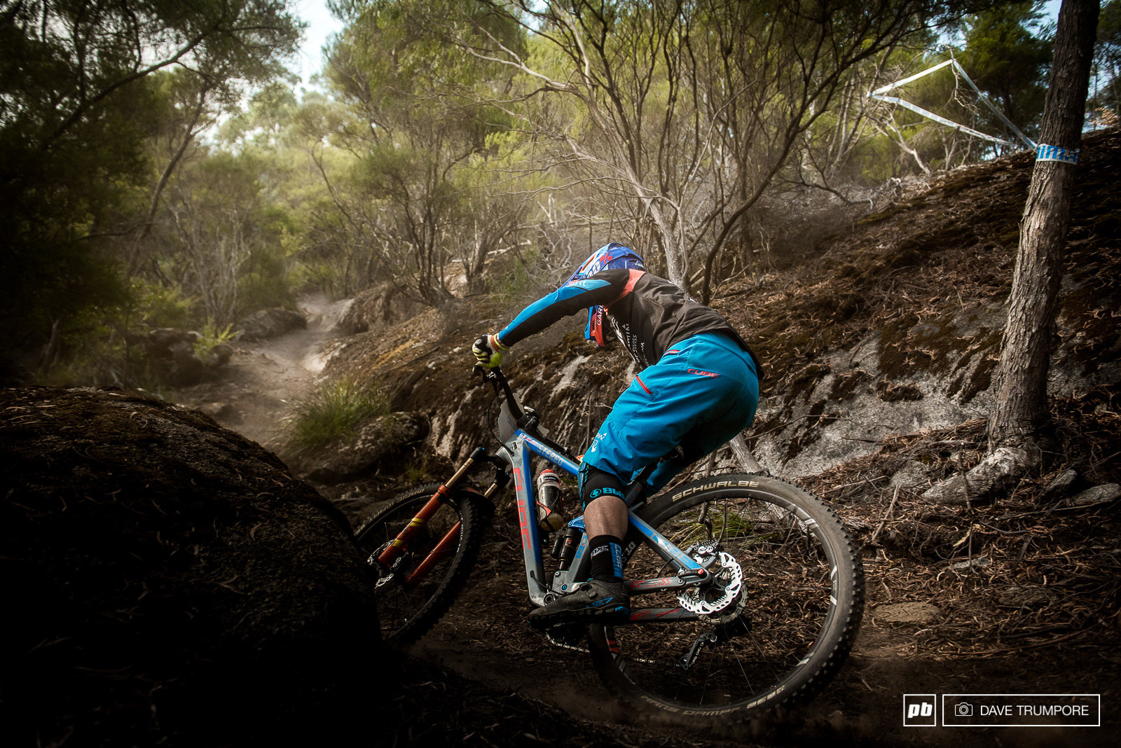 Nicolas Lau, Cube Action Team, lors des reconnaissances. © Dave Trumpore