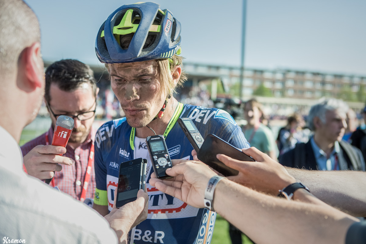 Yoann Offredo, la nouvelle révélation française de la Wanty-Groupe Gobert de ce début de saison. © Kramon