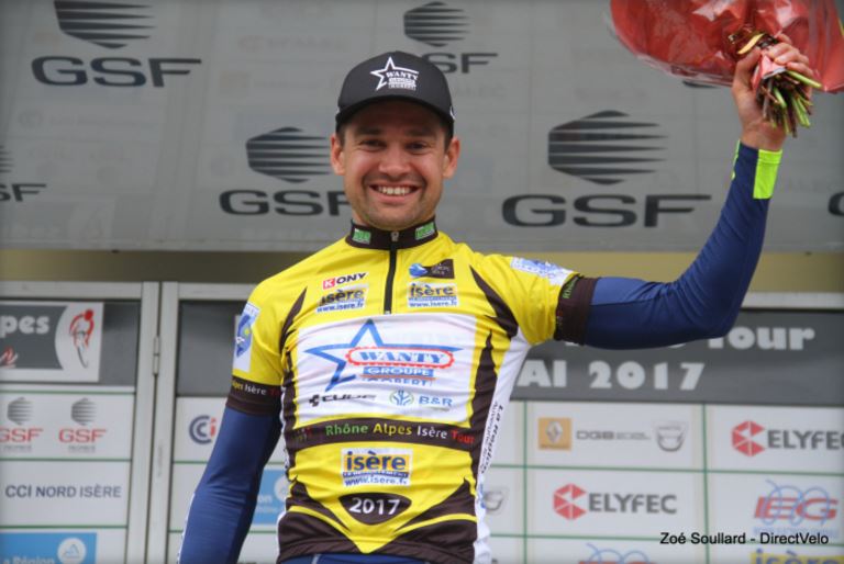 Marco Minnaard remporte le classement général du Rhône-Alpes Isère Tour. © Zoé Soullard – Direct Vélo